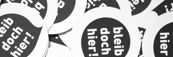 Banner Bleib doch hier!